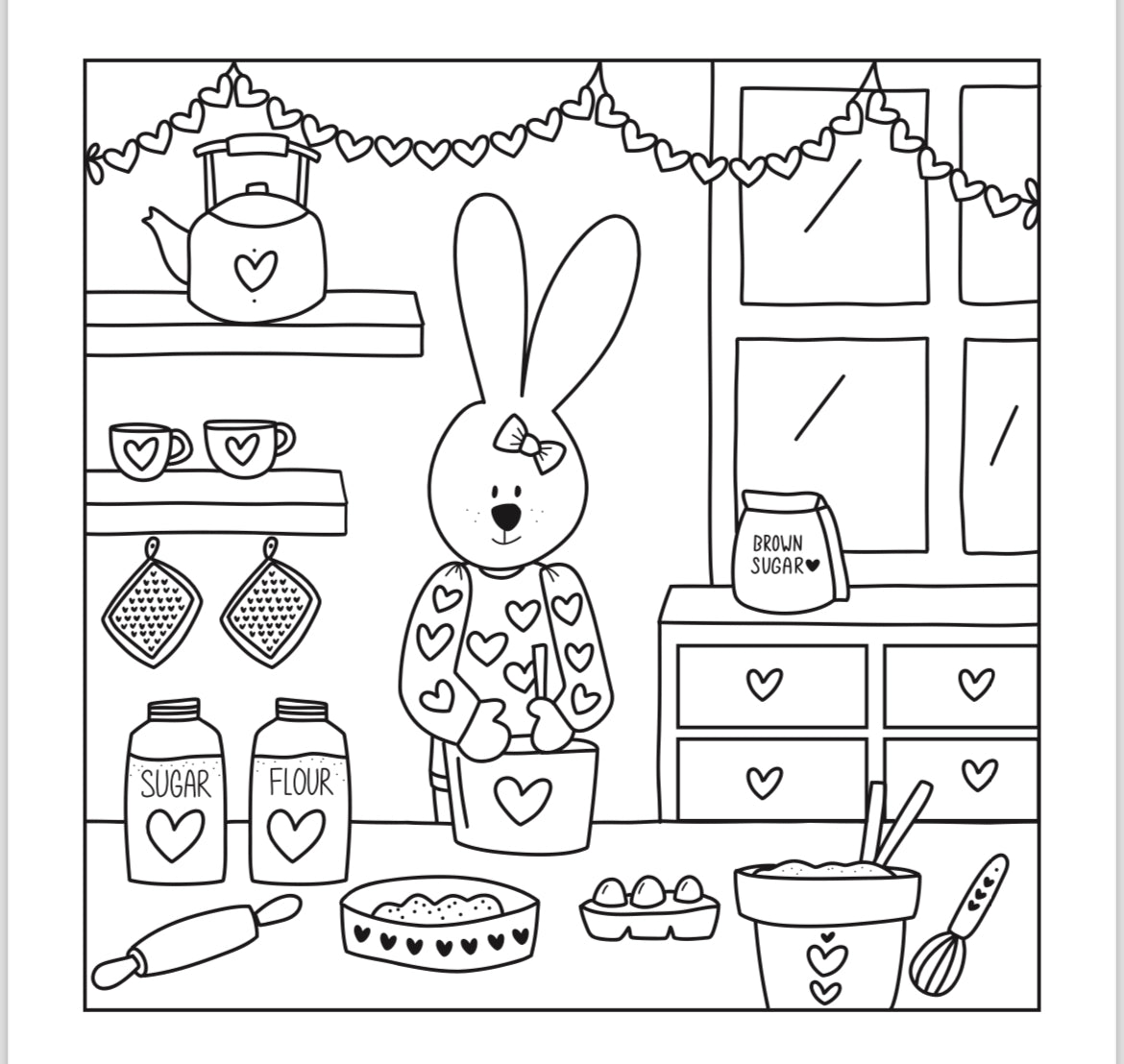 Free Coloring Pages- “Party Ready”