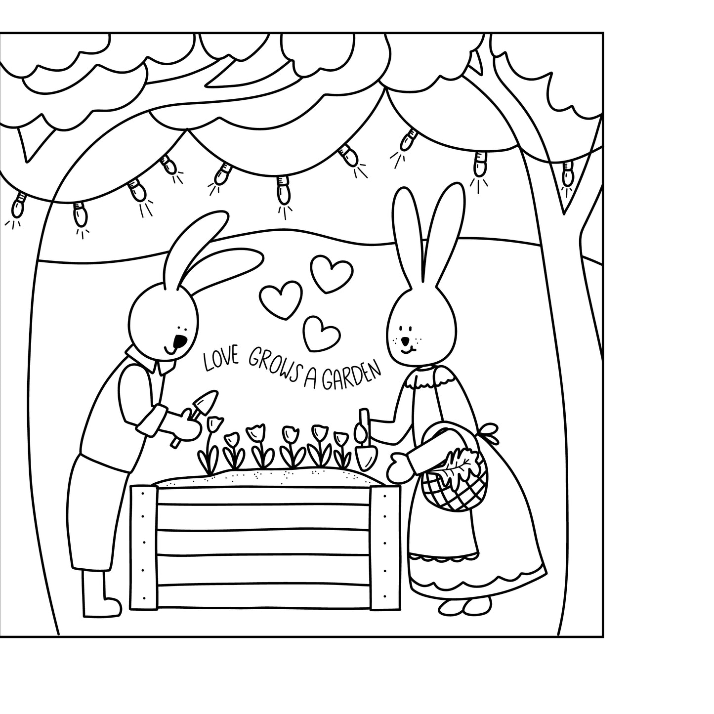 Free Coloring Pages The Dogwoods Grow a Garden