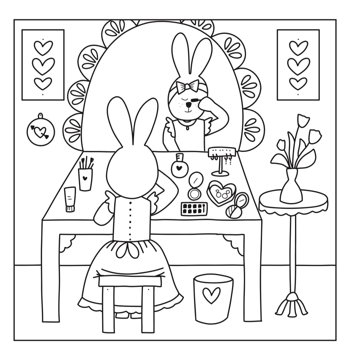 Free Coloring Pages- “Party Ready”