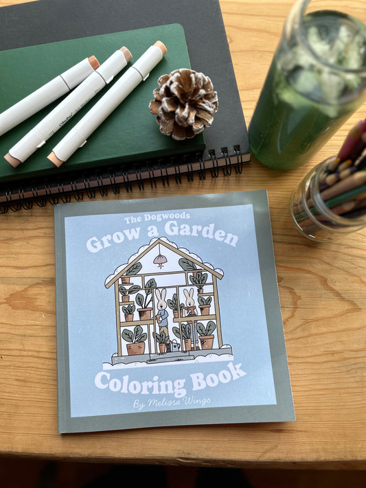 Free Coloring Pages The Dogwoods Grow a Garden