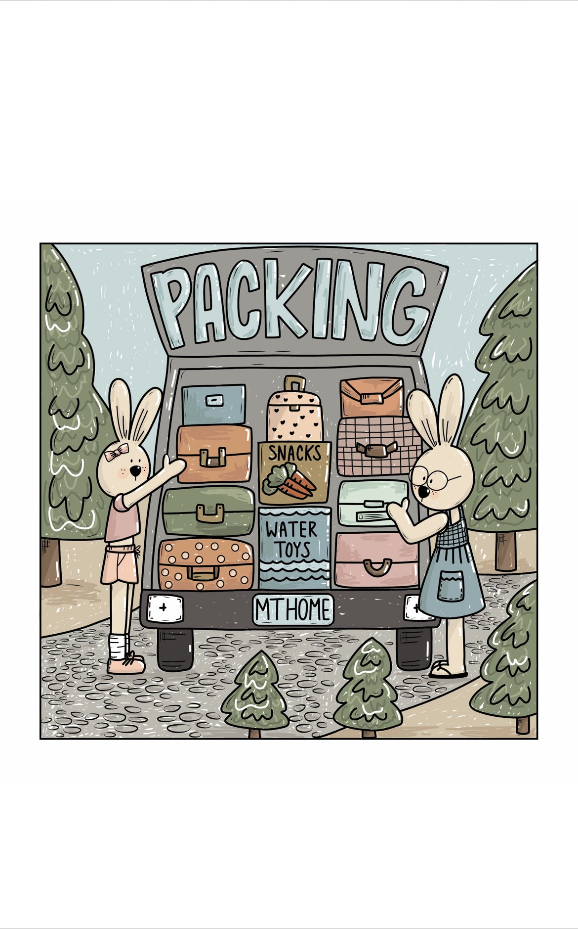 Free! The Dogwoods “Packing” Coloring Pages