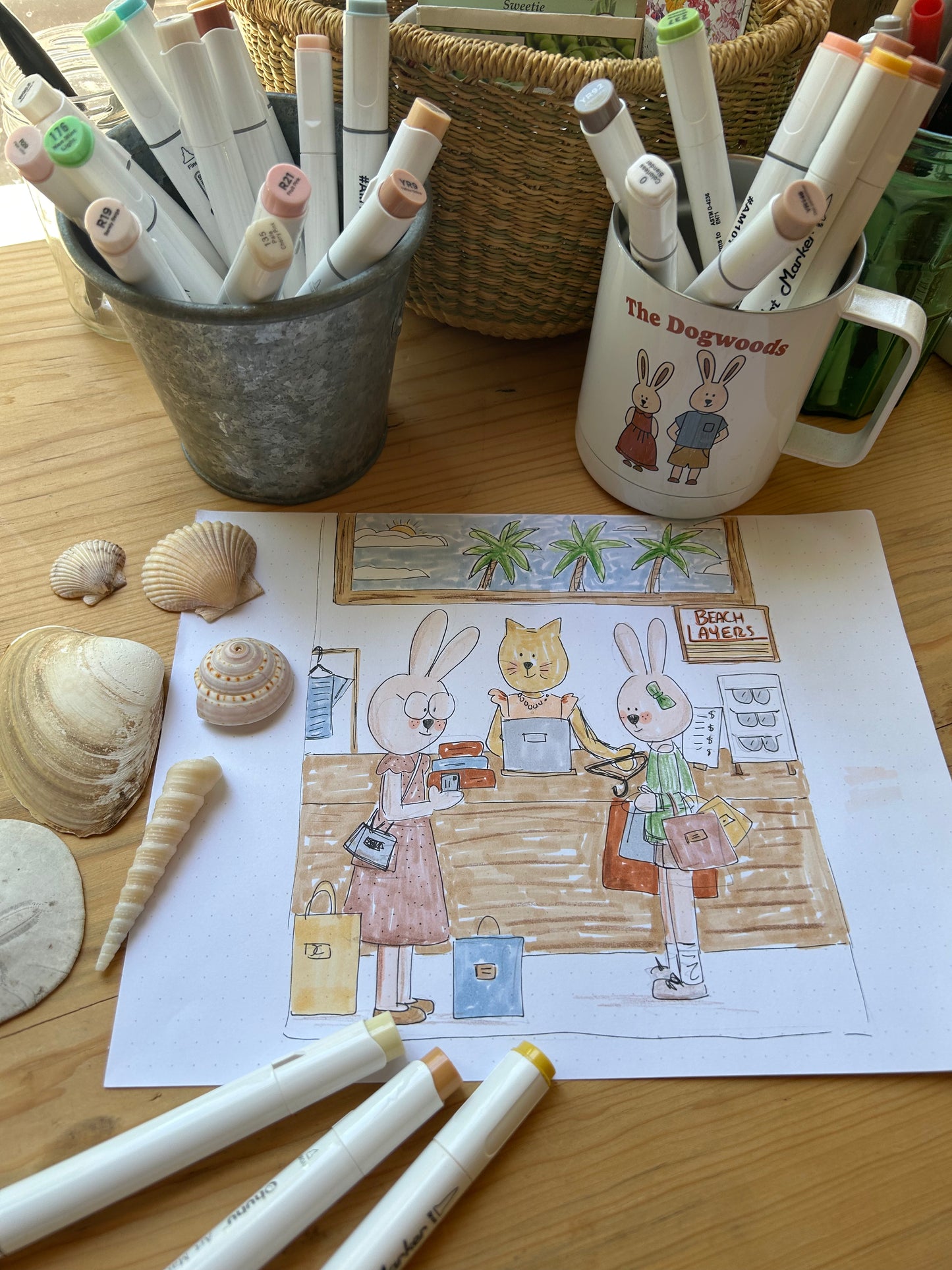 Free! The Dogwoods “Checking Out” Coloring Pages