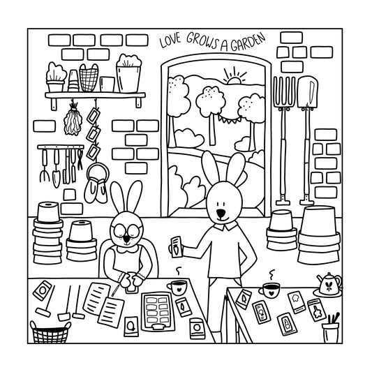 Free Coloring Pages The Dogwoods Grow a Garden