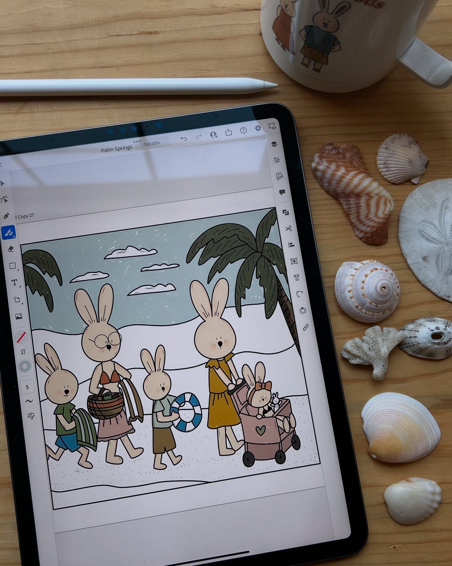 Palm Springs Coloring Book