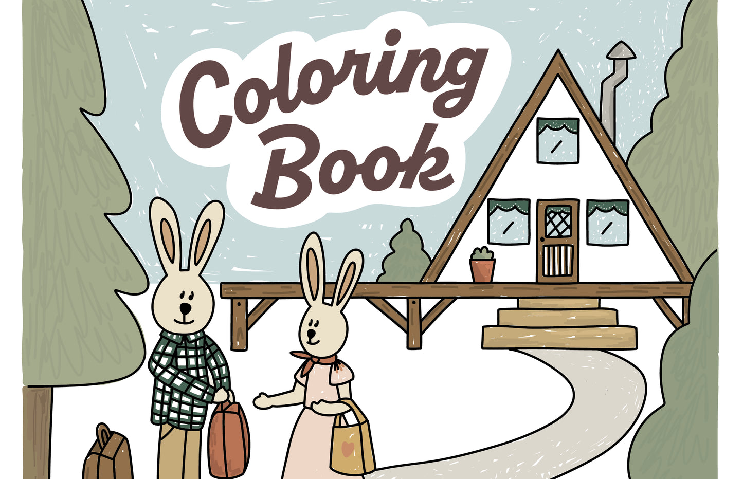Cabin Coloring Book