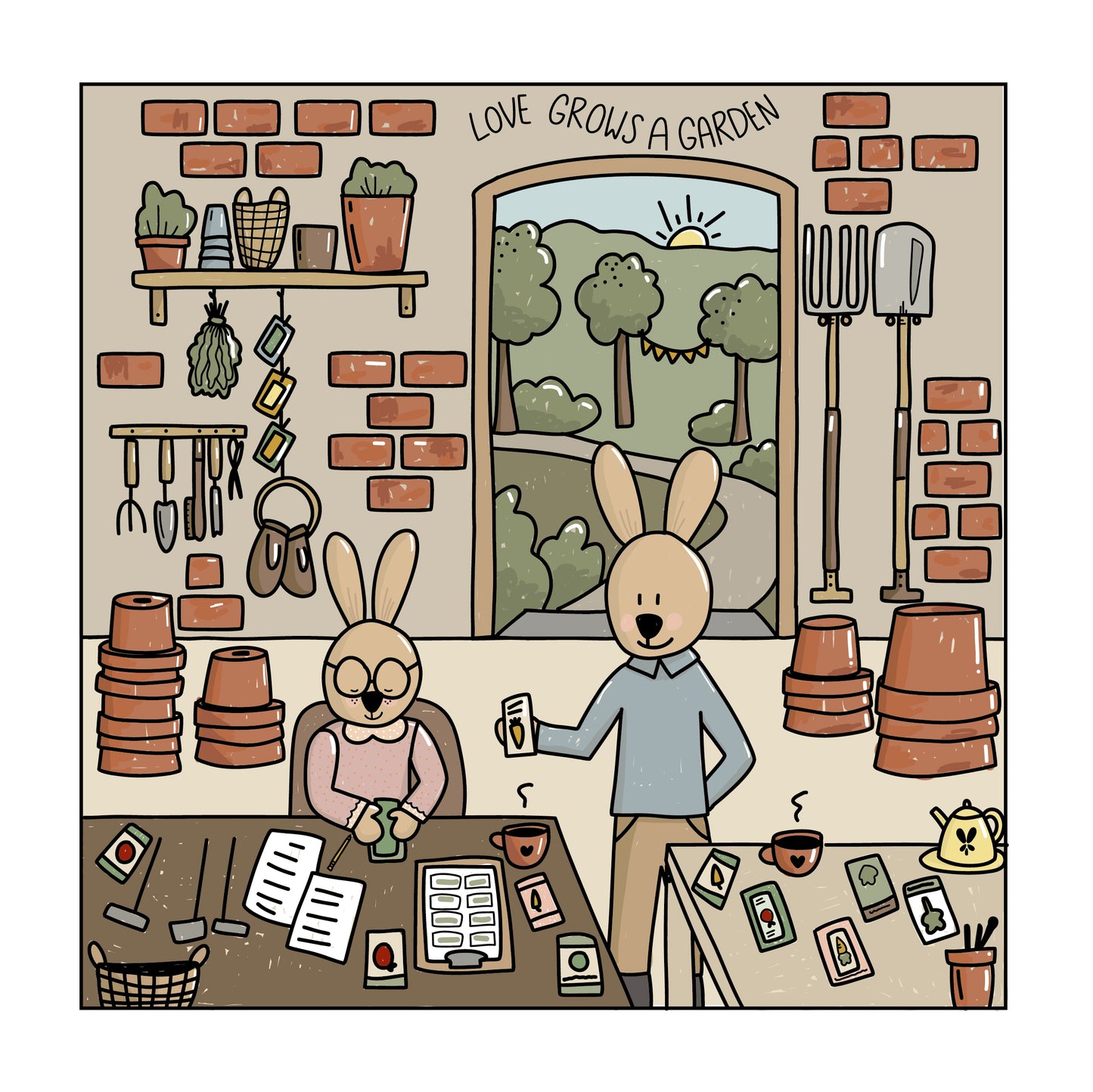 Garden Coloring Book