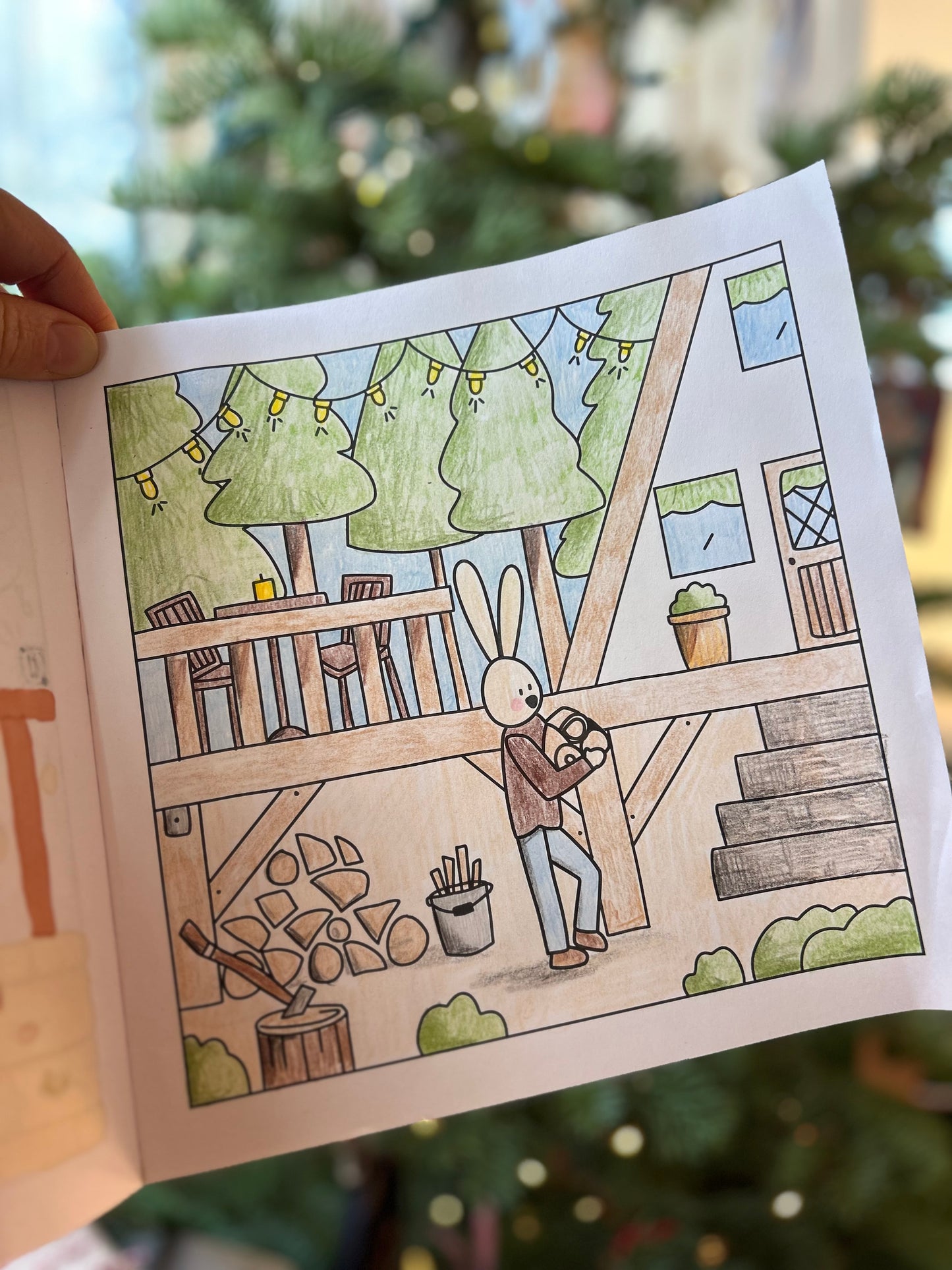 Cabin Coloring Book