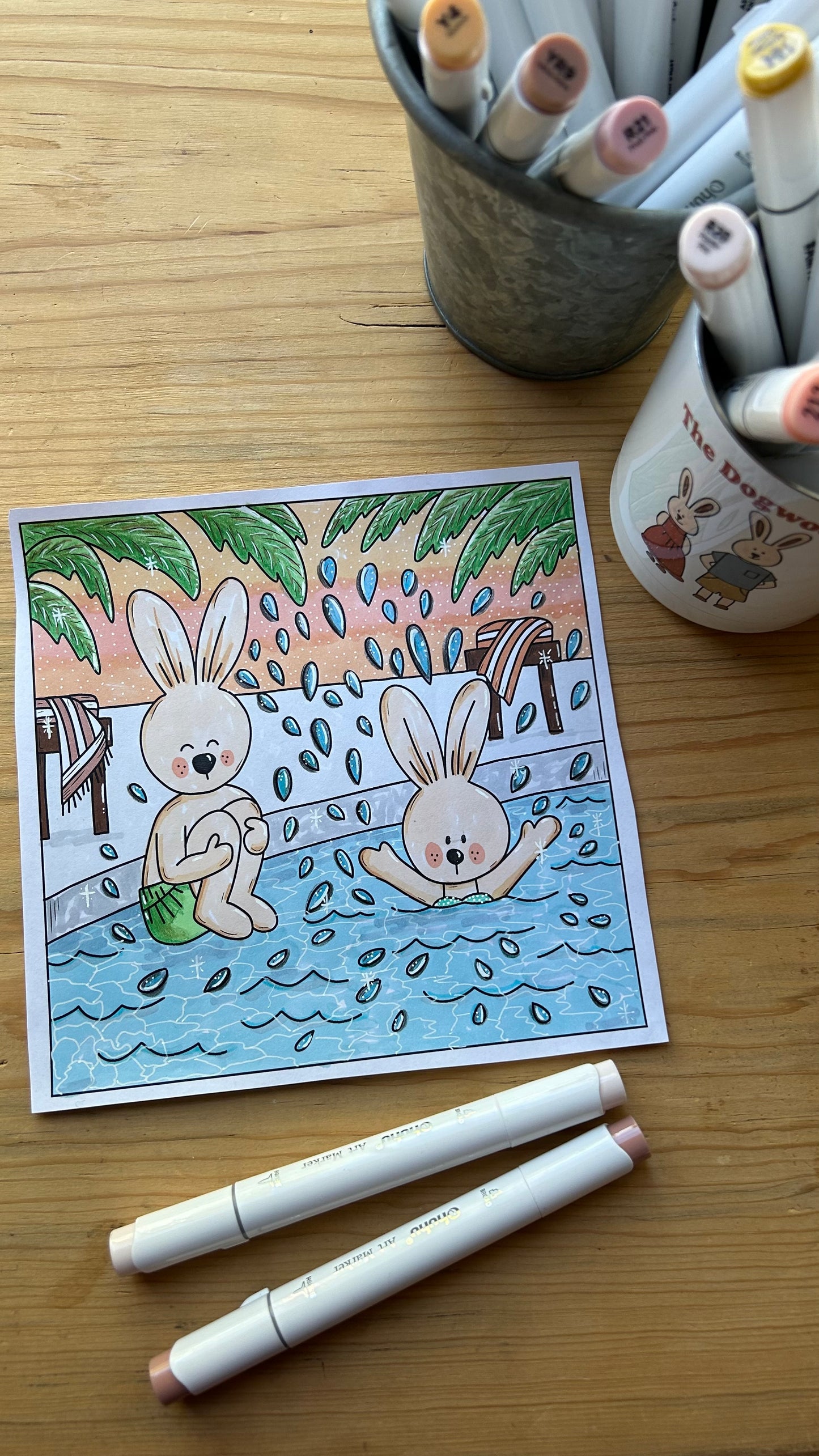 Palm Springs Coloring Book