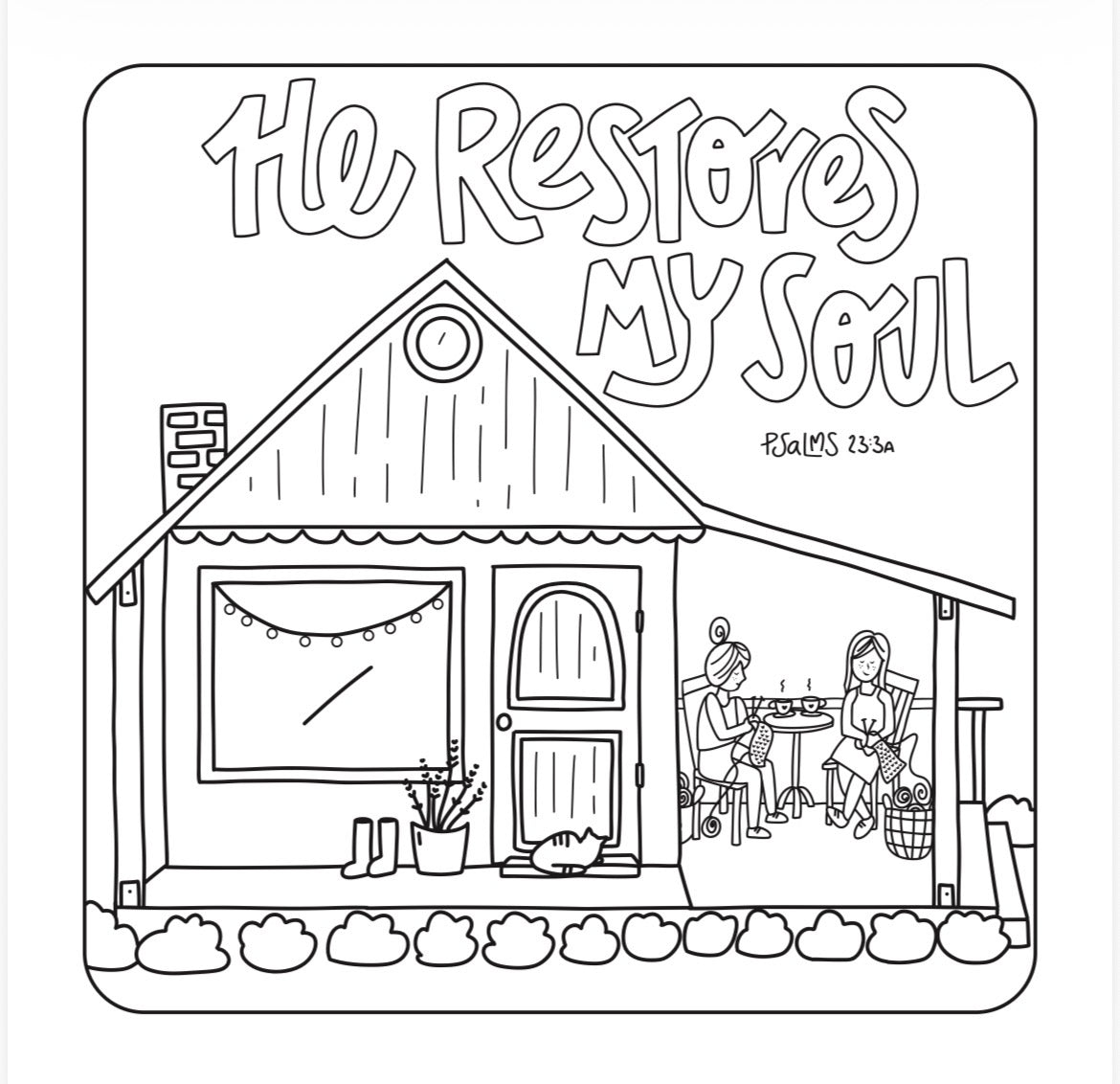 Cute & Cozy Coloring Book