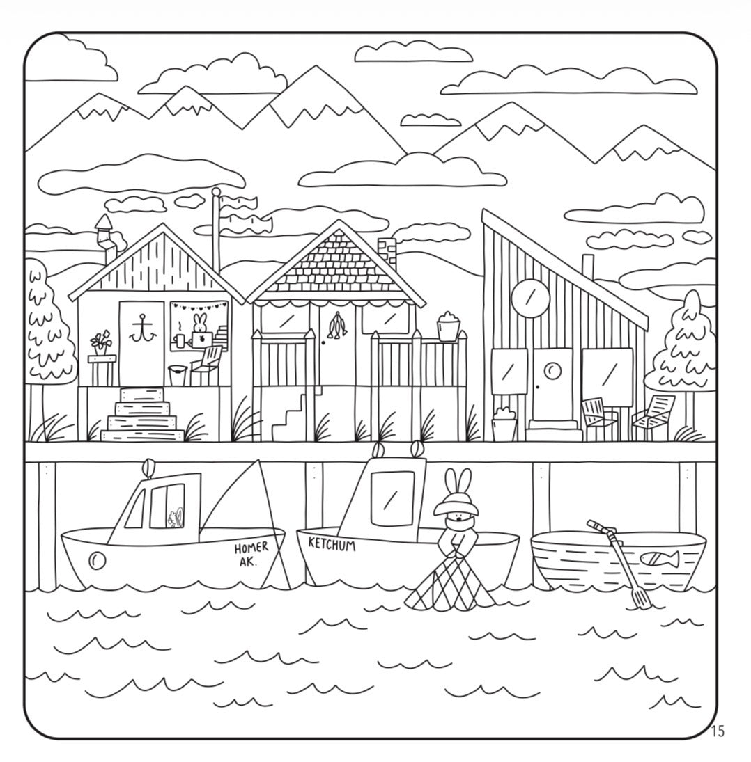 Alaska Coloring Book